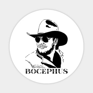 fan art bocephus vintage hank Magnet